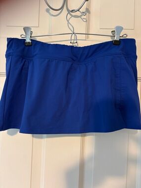 Lands' End Royal Blue Swim Skirt